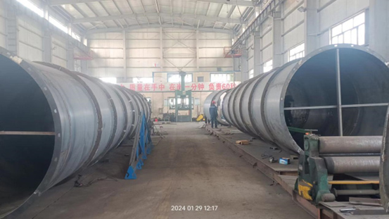 呼圖壁柏楊河煤礦主扇三通及風道制作安裝